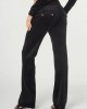 Juicy Couture Black Classic Velour Del Ray Pocketed Παντελόνι Φόρμας