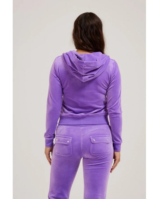 Juicy Couture Chive Blossom Classic Velour Del Ray Pocketed Παντελόνι Φόρμας