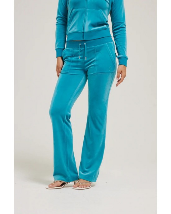 Juicy Couture Bisquey Bay Classic Velour Del Ray Pocketed Παντελόνι Φόρμας