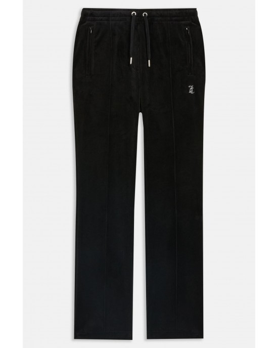 Juicy Couture Black Diamante Velour Παντελόνι Φόρμας