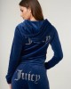 Juicy Couture Blue Depths Diamante Velour Παντελόνι Φόρμας