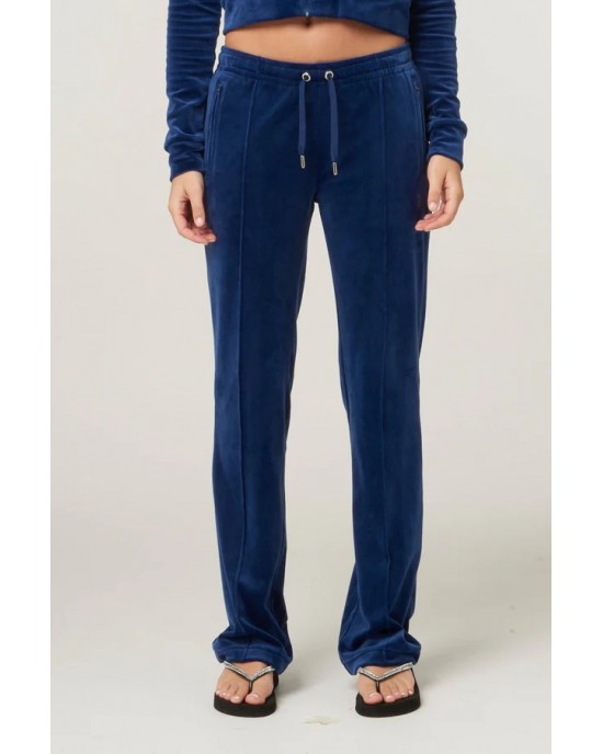 Juicy Couture Blue Depths Diamante Velour Παντελόνι Φόρμας