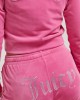 Juicy Couture Hot Pink Diamante Velour Παντελόνι Φόρμας