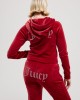 Juicy Couture Red Dahlia Diamante Velour Παντελόνι Φόρμας