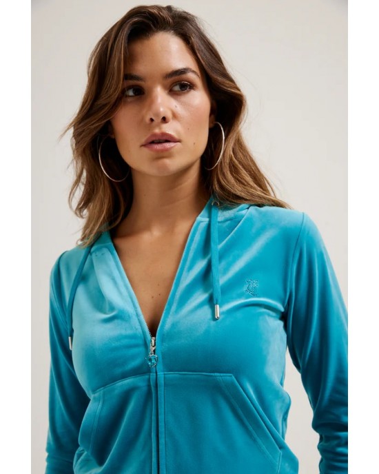 Juicy Couture Bisquey Bay Jewelled Classic Velour Robertson Ζακέτα Φόρμας