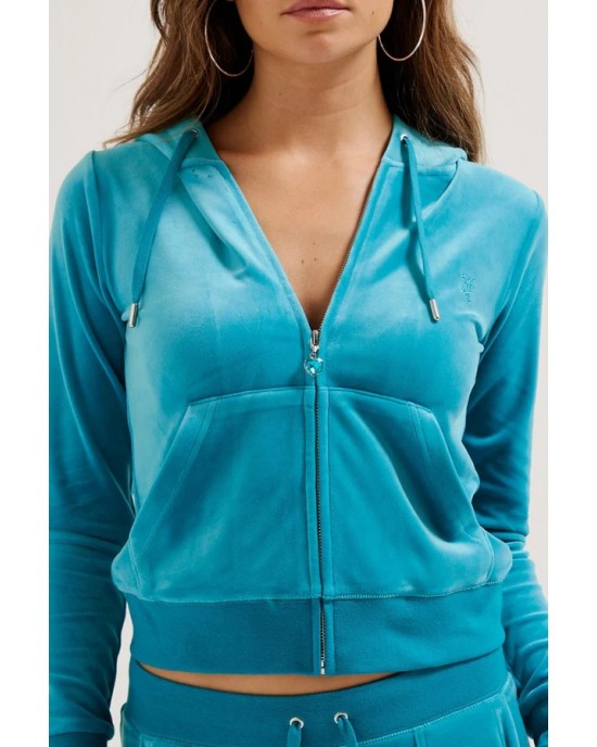 Juicy Couture Bisquey Bay Jewelled Classic Velour Robertson Ζακέτα Φόρμας