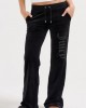 Juicy Couture Black Low Rise Jewelled Classic Velour Παντελόνι Φόρμας