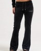 Juicy Couture Black Regal Diamante Classic Velour Παντελόνι Φόρμας