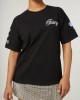 Juicy Couture Rose Print Unisex Fit T-shirt Black Μπλούζα