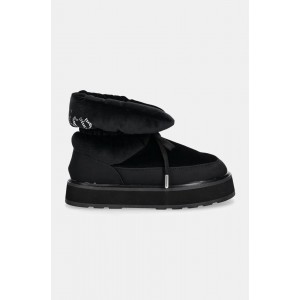 Juicy Couture Tanyel Ultra Velour Alpine Black Μποτάκια