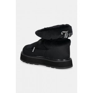 Juicy Couture Tanyel Ultra Velour Alpine Black Μποτάκια