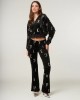 Juicy Couture Black Velour All Over Diamante Cropped Ζακέτα Φόρμας