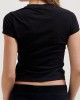 Juicy Couture Mon Amour T-shirt Jersey Fitted Black Μπλούζα