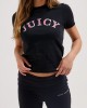 Juicy Couture College T-shirt Jersey Black Μπλούζα