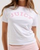 Juicy Couture College T-shirt Jersey White Μπλούζα