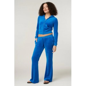 Juicy Couture Skydiver Bamboo Velour Ultra Low Rise Heritage Pocketed Παντελόνι Φόρμας