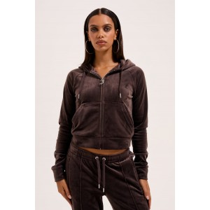 Juicy Couture Madison Java Outline Diamante Ζακέτα Φόρμας Juicy Couture Madison Java Outline Diamante Ζακέτα Φόρμας