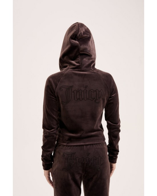 Juicy Couture Madison Java Outline Diamante Ζακέτα Φόρμας