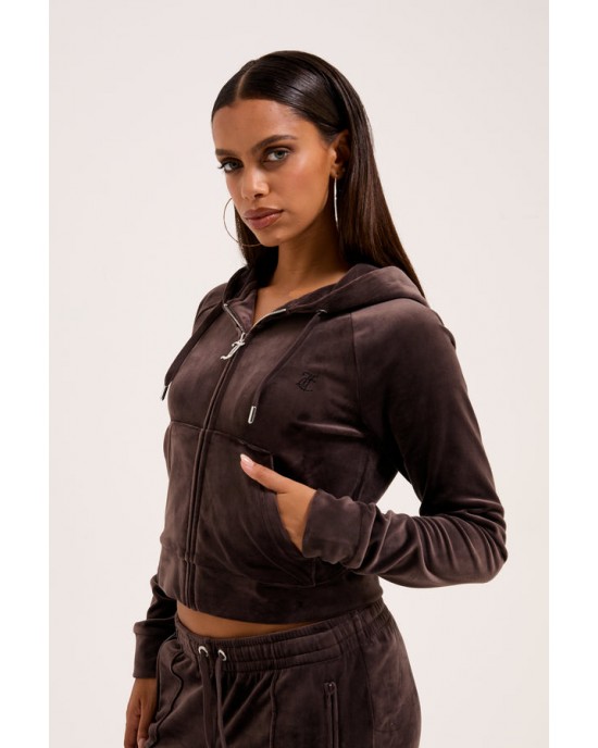 Juicy Couture Madison Java Outline Diamante Ζακέτα Φόρμας