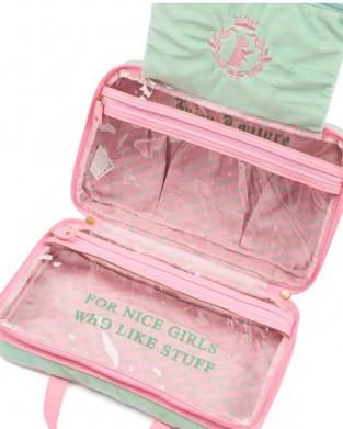Juicy Couture Prep Large Beauty Double Handle Pistachio Green Νεσερέρ