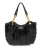 Juicy Couture Angel Fur Double Black Τσάντα Ώμου Juicy Couture Angel Fur Double Black Τσάντα Ώμου