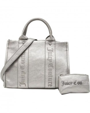 Juicy Couture Iris Embroidery Old Silver Τσάντα