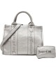Juicy Couture Iris Embroidery Old Silver Τσάντα