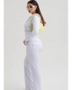 Juicy Couture White Classic Velour Del Ray Pocketed Παντελόνι Φόρμας