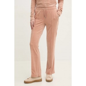 Juicy Couture Cafe Au Lait Diamante Velour Παντελόνι Φόρμας