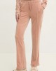Juicy Couture Cafe Au Lait Diamante Velour Παντελόνι Φόρμας