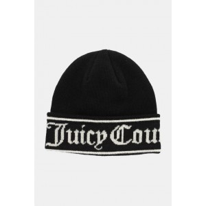 Juicy Couture Ingrid Flat Knit Jacquard Σκούφος Black