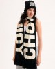 Juicy Couture Knitted Black Set Σκούφος & Κασκόλ Juicy Couture Knitted Black Set Σκούφος & Κασκόλ