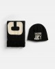 Juicy Couture Knitted Black Set Σκούφος & Κασκόλ Juicy Couture Knitted Black Set Σκούφος & Κασκόλ