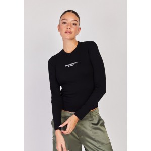 Juicy Couture Skyler Long Sleeve Black Μπλούζα