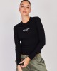 Juicy Couture Skyler Long Sleeve Black Μπλούζα