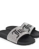Juicy Couture Diamante Branded Black Σαγιονάρες