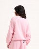 Juicy Couture Vista Pink Marl Flocked Crest Cuffed Joggers Παντελόνι Juicy Couture Vista Pink Marl Flocked Crest Cuffed Joggers Παντελόνι