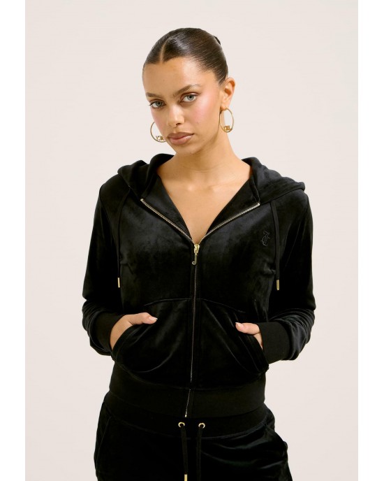Juicy Couture TK Addison Black Ζακέτα Φόρμας