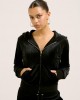 Juicy Couture TK Addison Black Ζακέτα Φόρμας