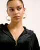 Juicy Couture TK Addison Black Ζακέτα Φόρμας