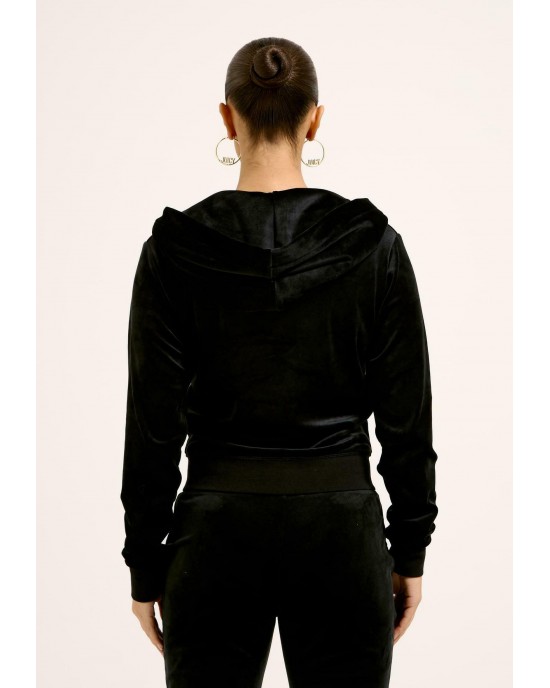 Juicy Couture TK Addison Black Ζακέτα Φόρμας