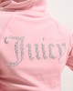 Juicy Couture Madison Pink Diamante Velour Ζακέτα Φόρμας Juicy Couture Madison Pink Diamante Velour Ζακέτα Φόρμας