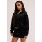 Juicy Couture Black Madison Diamante Velour Ζακέτα Φόρμας
