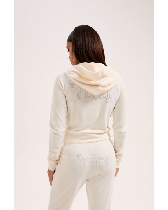 Juicy Couture Madison Sugar Swizzle Outline Diamante Ζακέτα Φόρμας