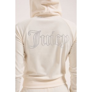 Juicy Couture Madison Sugar Swizzle Outline Diamante Ζακέτα Φόρμας