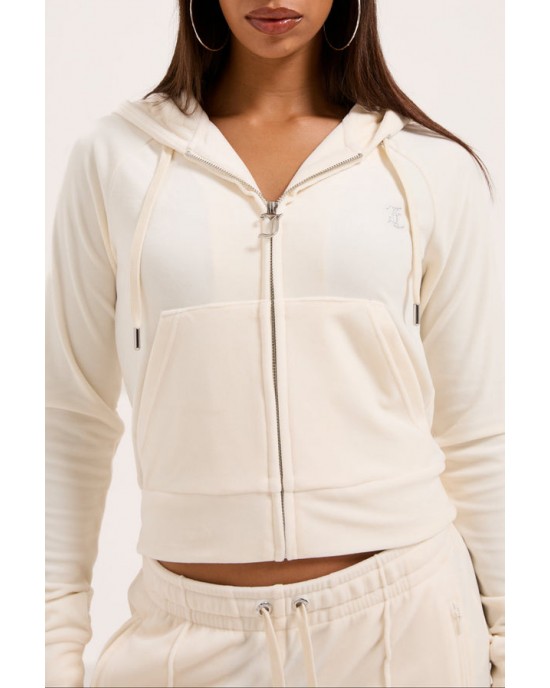 Juicy Couture Madison Sugar Swizzle Outline Diamante Ζακέτα Φόρμας