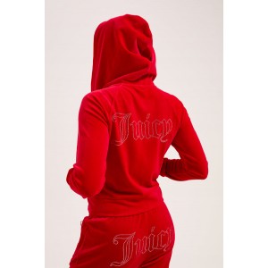 Juicy Couture Madison Toreador Outline Diamante Ζακέτα Φόρμας Juicy Couture Madison Toreador Outline Diamante Ζακέτα Φόρμας