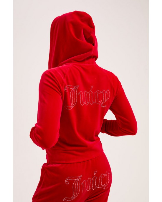 Juicy Couture Madison Toreador Outline Diamante Ζακέτα Φόρμας Juicy Couture Madison Toreador Outline Diamante Ζακέτα Φόρμας
