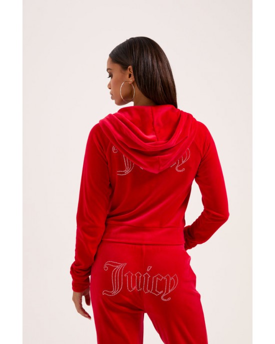 Juicy Couture Madison Toreador Outline Diamante Ζακέτα Φόρμας Juicy Couture Madison Toreador Outline Diamante Ζακέτα Φόρμας