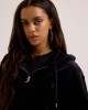 Juicy Couture Black Halan Oversized Classic Velour Ζακέτα
